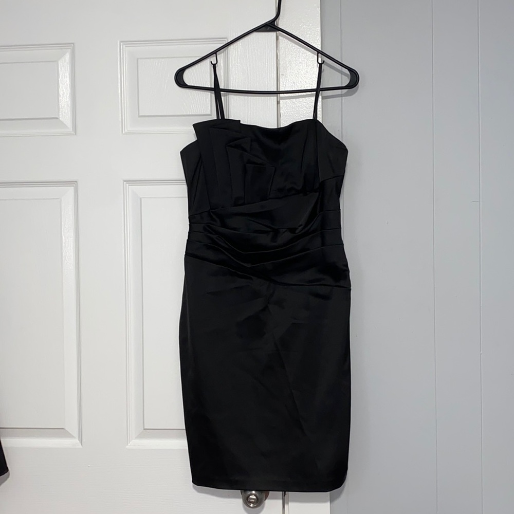 black cocktail dress